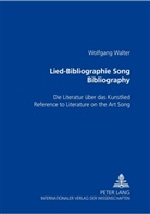 Wolfgang Walter - Lied-Bibliographie - Song Bibliography