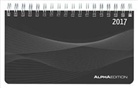 Mini-Querkalender 2017 PP schwarz