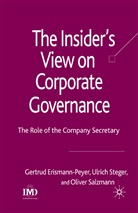 Erismann-Peyer, G Erismann-Peyer, G. Erismann-Peyer, O Salzmann, O. Salzmann, Steger... - The Insider's View on Corporate Governance