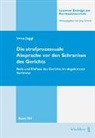 Irma Jaggi - Die strafprozessuale Absprache vor den Schranken des Gerichts