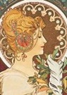 Mucha-a, Alphonse Mucha - Carnet blanc, affiche mucha, la