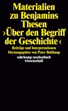 Pete Bulthaup, Peter Bulthaup - Materialien zu Benjamins Thesen >Über den Begriff der Geschichte<