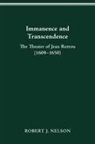 Robert J. Nelson - Immanence and Transcendance