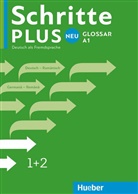 Hueber Verlag GmbH &amp; Co. KG, Huebe Verlag GmbH &amp; Co KG, Hueber Verlag GmbH &amp; Co KG - Schritte plus Neu - Deutsch als Fremdsprache - 1+2: Schritte Plus Neu 1 + 2 Glossar Deutsch-Rumänisch