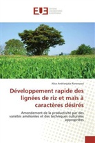 Alice Andrianjaka Ranorosoa - Développement rapide des lignées de riz et maïs à caractères désirés