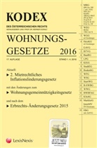 Werner Doralt - KODEX Wohnungsgesetze 2016 (f. Österreich)