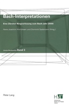 Hans-Joachim Hinrichsen, Dominik Sackmann - Bach-Interpretationen