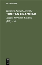 Heinrich August Jaeschke, August Hermann Francke, Augus Hermann Francke, Simon, Walter Simon - Tibetan grammar