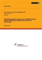 Robert Radloff - Pharmakogenetische Analyse neuer CYP2B6 Varianten mittels rekombinanter Expression und in silico Vorhersagen