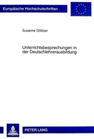 Susanne Gölitzer - Unterrichtsbesprechungen in der Deutschlehrerausbildung
