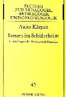 Anita Klapan - Lernen im Schülerheim