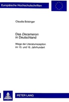 Claudia Bolsinger - Das "Decameron" in Deutschland