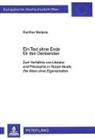 Gunther Martens - Ein Text ohne Ende für den Denkenden