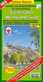 Verlag Dr. Barthel - Wander- und Radwanderkarte Sächsischer Weinwanderweg