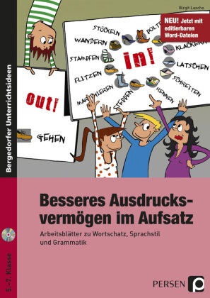 Birgit Lascho - Besseres Ausdrucksvermögen im Aufsatz 5.-7. Kl., m. 1 CD-ROM - Arbeitsblätter zu Wortschatz, Sprachstil und Grammatik (5. bis 7. Klasse)
