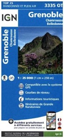 XXX - Grenoble Chamrousse Belledon 1:25 000