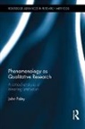 John Paley, John (Sheffield Hallam University Paley, Paley John - Phenomenology As Qualitative Research