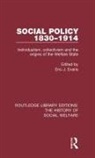 Evans, Eric J Evans, Eric J. Evans - Social Policy 1830-1914