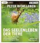 Peter Wohlleben, Peter Kaempfe - Das Seelenleben der Tiere, 1 Audio-CD, 1 MP3 (Hörbuch)