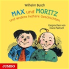 Wilhelm Busch, Hans Paetsch - Max und Moritz und andere heitere Geschichten, 1 Audio-CD (Hörbuch)