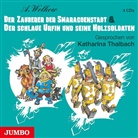 Alexander Wolkow, Katharina Thalbach - Der Zauberer der Smaragdenstadt & Der schlaue Urfin und seine Holzsoldaten, 4 Audio-CDs (Hörbuch)