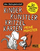 Labor Ateliergemeinschaft, Philip Waechter, Philip Waechter - Kinder Künstler Kritzelkarten. Meine Monster