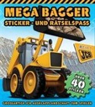 Mega Bagger Sticker- und Rätselspass