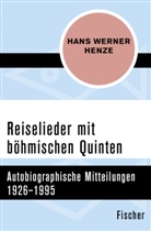 Hans Werner Henze - Reiselieder mit böhmischen Quinten