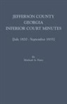 Michael a. Ports - Jefferson County, Georgia, Inferior Court Minutes [July 1820-September 1835]