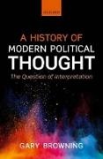 Gary Browning, Gary (Professor of Political Philosophy Browning, Gary (Professor of Political Philosophy and Associate Dean of Research and Knowledge Exchange Browning, Browning Gary - History of Modern Political Thought The Question of Interpretation