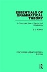 Allerton, D J Allerton, D. J. Allerton, Allerton D. J. - Essentials of Grammatical Theory