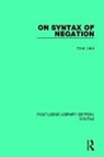 Itziar Laka, Laka Itziar - On Syntax of Negation