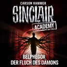 Carson Hammer, Thomas Balou Martin - Sinclair Academy - Belphegor - Der Fluch des Dämons, 2 Audio-CDs (Audio book)