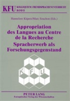 Hannelore Küpers, Marc Souchon - Appropriation des Langues au Centre de la Recherche- Spracherwerb als Forschungsgegenstand
