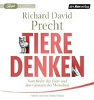 Richard David Precht, Richard David Precht, Ernst W. Siemon, Ernst Walter Siemon - Tiere denken, 2 Audio-CD, 2 MP3 (Hörbuch)
