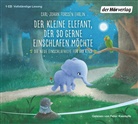 Carl-Johan Forssen Ehrlin, Carl-Johan Forssén Ehrlin, Peter Kaempfe - Der kleine Elefant, der so gerne einschlafen möchte, 1 Audio-CD (Hörbuch)