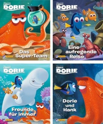 Walt Disney - Disney Findet Dorie, 4 Hefte. Nr.1-4 - Das Super-Team; Eine aufregende Reise; Freunde für immer; Dorie und Hank