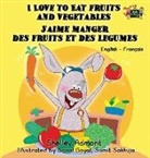 Shelley Admont, Kidkiddos Books, S. A. Publishing - I Love to Eat Fruits and Vegetables J'aime manger des fruits et des legumes