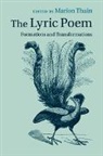 Marion Thain, Marion (University of Sheffield) Thain, Marion Thain, Thain Marion - Lyric Poem
