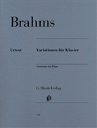 Johannes Brahms, Gerlach, Sonja Gerlach, Ernst Herttrich, Kann, Hans Kann... - Johannes Brahms - Variationen für Klavier
