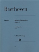 Ludwig van Beethoven, Otto von Irmer - Ludwig van Beethoven - Sieben Bagatellen op. 33