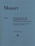 Wolfgang Amadeus Mozart, Wolf-Dieter Seiffert - Wolfgang Amadeus Mozart - Divertimento KV 563 · Fragment KV Anh. 66