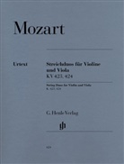 Wolfgang Amadeus Mozart, Anja Bensieck - Wolfgang Amadeus Mozart - Streichduos KV 423, 424 für Violine und Viola