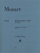 Wolfgang Amadeus Mozart, Ernst Herttrich - Wolfgang Amadeus Mozart - Klaviersonate G-dur KV 283 (189h)