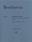 Ludwig van Beethoven, Helga Lühning - Ludwig van Beethoven - Sämtliche Lieder und Gesänge mit Klavier, Band I