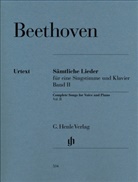 Ludwig van Beethoven, Helga Lühning - Ludwig van Beethoven - Sämtliche Lieder und Gesänge mit Klavier, Band II. Bd.2