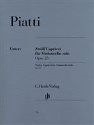 Alfredo Piatti, Alfredo Carlo Piatti, Christian Bellisario - Alfredo Piatti - 12 Capricci op. 25 für Violoncello solo
