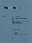 Bedrich Smetana, Bedrich (Friedrich) Smetana, Milan Pospí�il, Milan Pospisil, Milan Pospísil - Bedrich Smetana - Aus der Heimat - Zwei Duette für Violine und Klavier