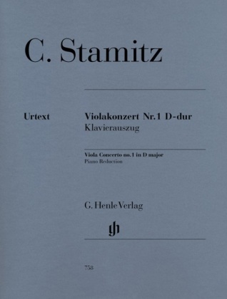 Carl Stamitz, Karl Stamitz, Norbert Gertsch, Annemarie Weibezahn - Carl Stamitz - Violakonzert Nr. 1 D-dur - Besetzung: Viola und Klavier