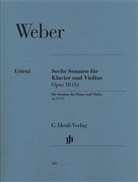 Carl Maria von Weber, Ewald Zimmermann - Carl Maria von Weber - 6 Violinsonaten op. 10 (b)